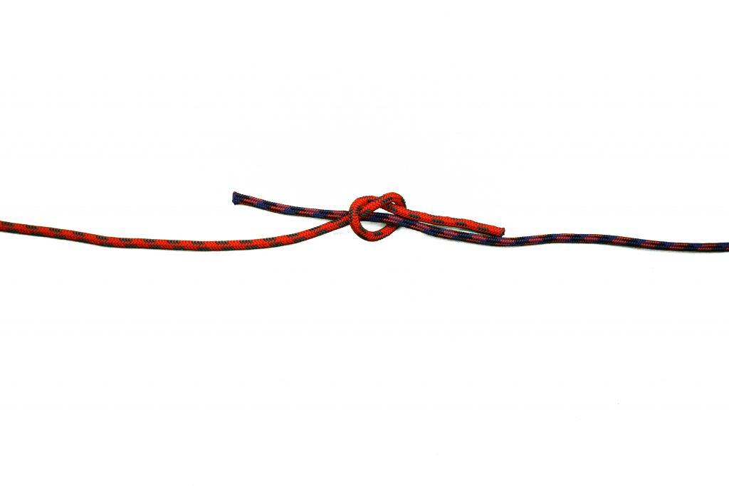 How to tie an overhand follow through knot by Comtrain